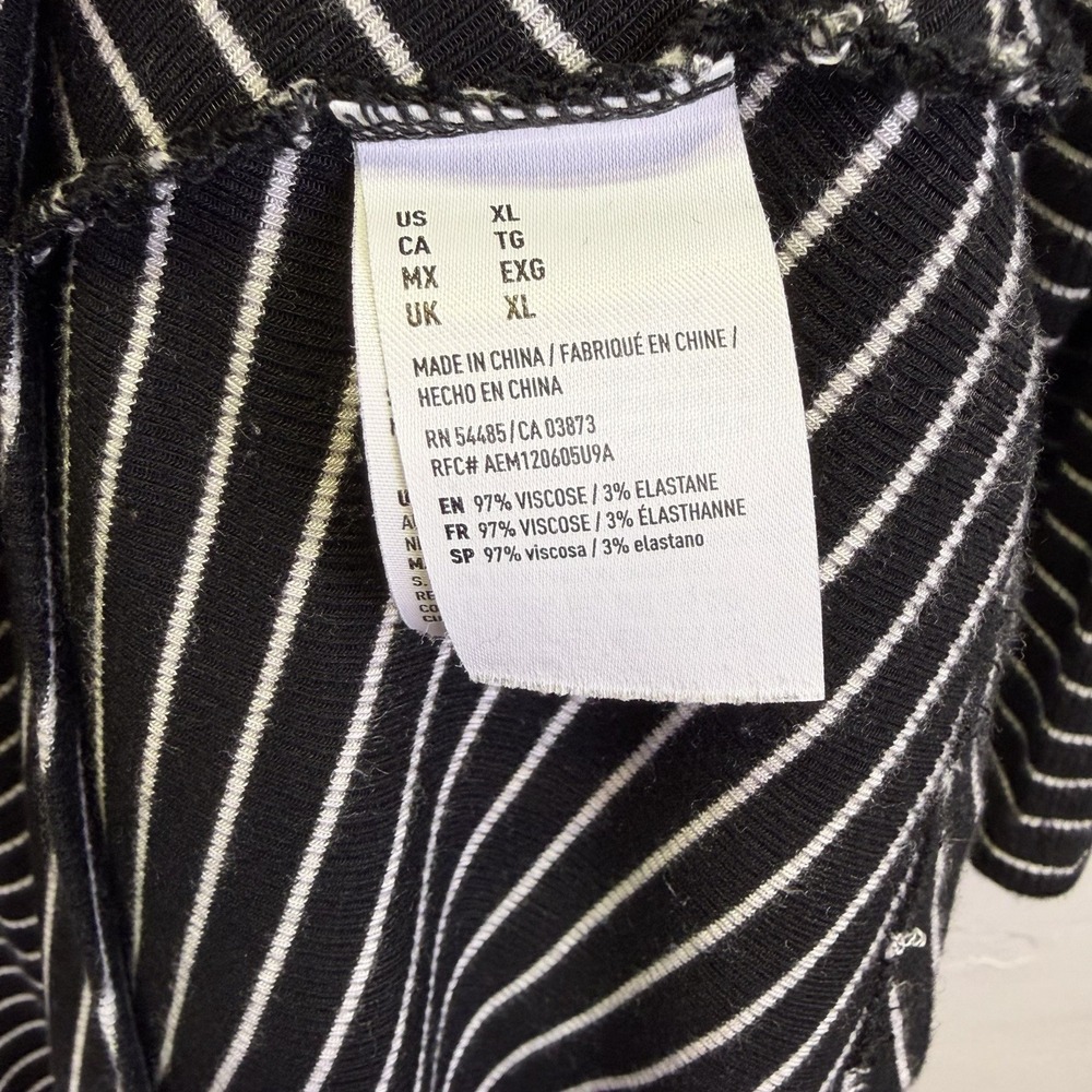 American Eagle Soft‎ & Sexy Woman's Long Dress Size XL Navy Blue Lagenlook Cozy - Picture 5 of 9
